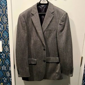 Joseph & Feiss Grey Wool Blazer